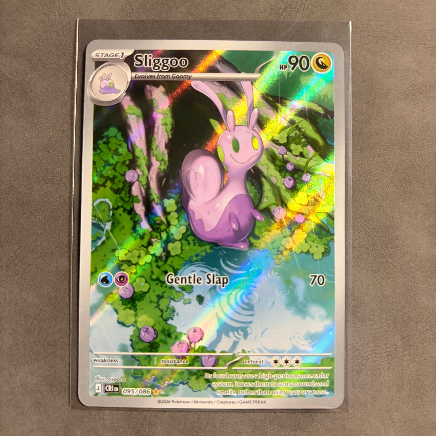 SLIGGOO 095/086 – CHAOS RISING – ILLUSTRATION RARE HOLO – NM