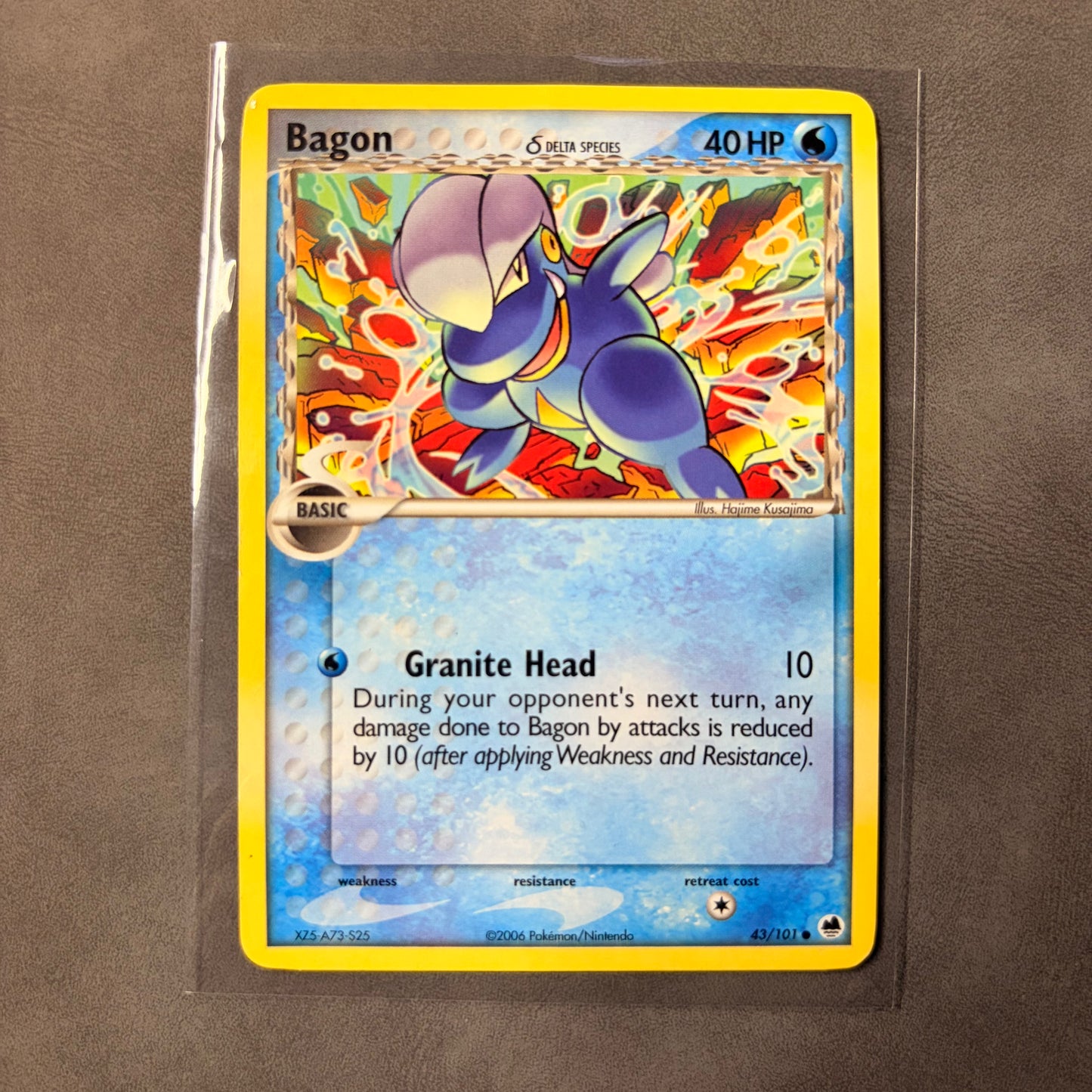 BAGON DELTA SPECIES 43/101 – EX DRAGON FRONTIERS – NON-HOLO – 2006 / AC