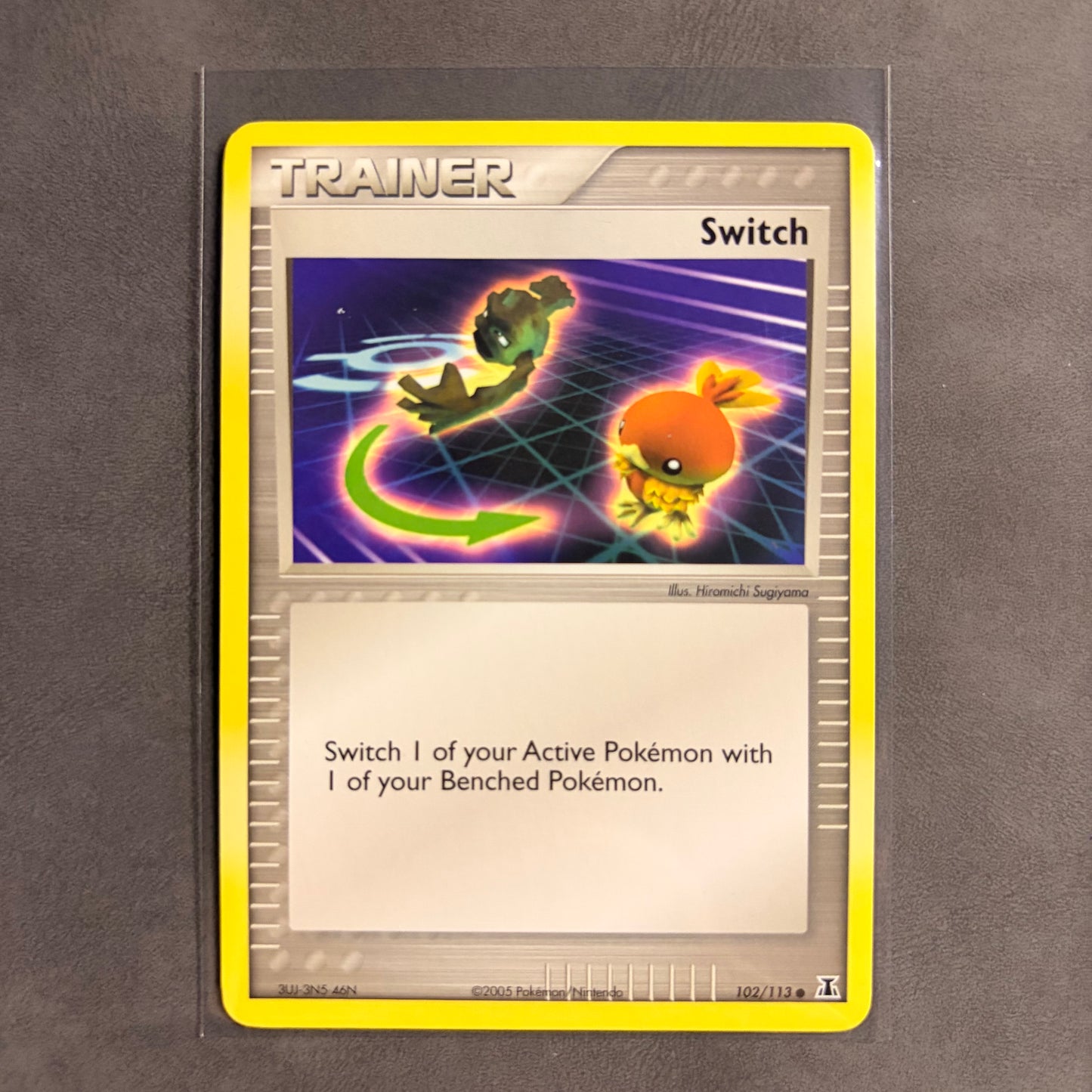 SWITCH 102/113 – EX DELTA SPECIES – 2005 NON-HOLO TRAINER – NM / AC