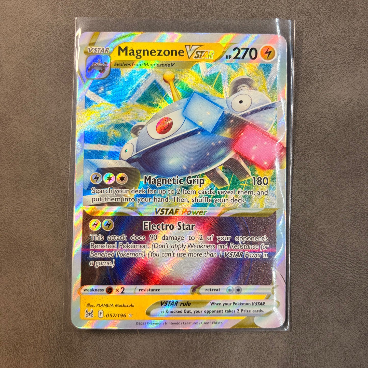 MAGNEZONE VSTAR 057/196 ULTRA RARE HOLO – LOST ORIGIN