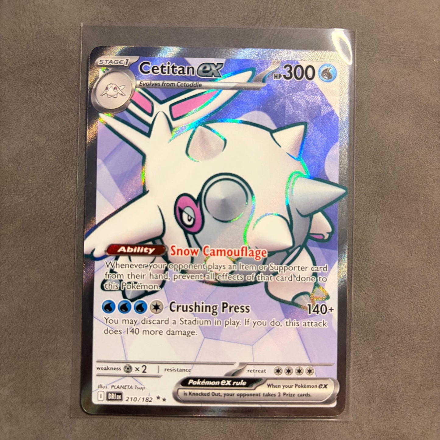 CETITAN EX 210/182 DESTINED RIVALS FULL ART ULTRA RARE HOLO NM