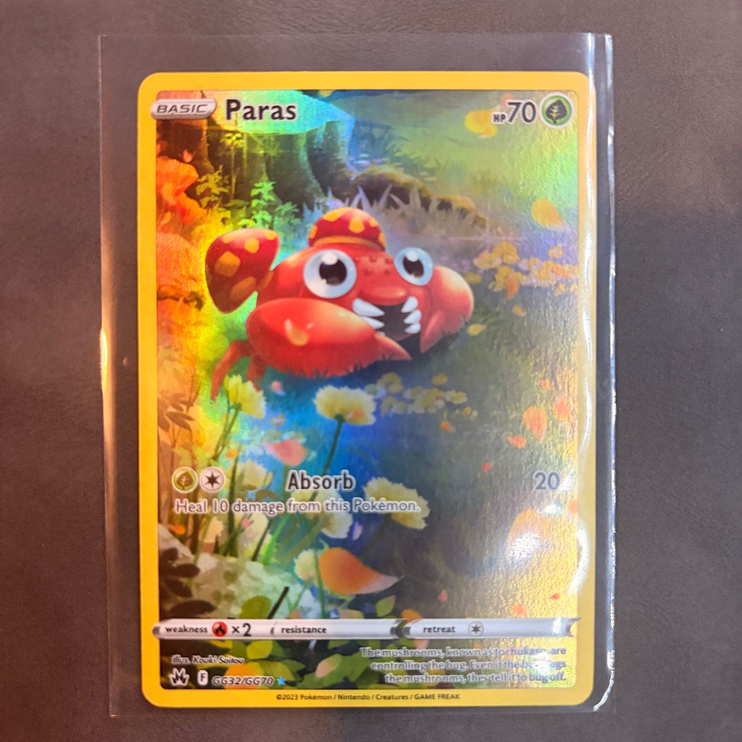 PARAS GG32/GG70 – CROWN ZENITH GALARIAN GALLERY FULL ART HOLO