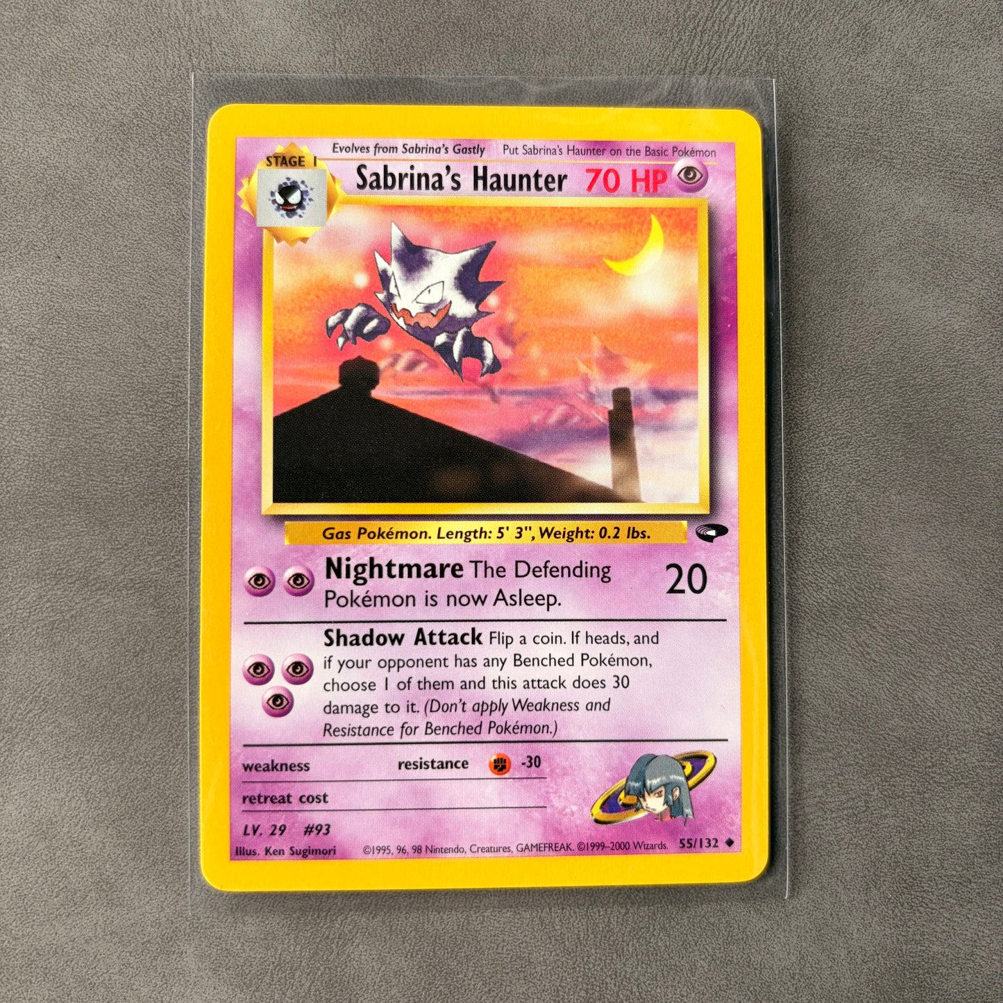 SABRINA’S HAUNTER 55/132 – GYM CHALLENGE UNLIMITED – NM