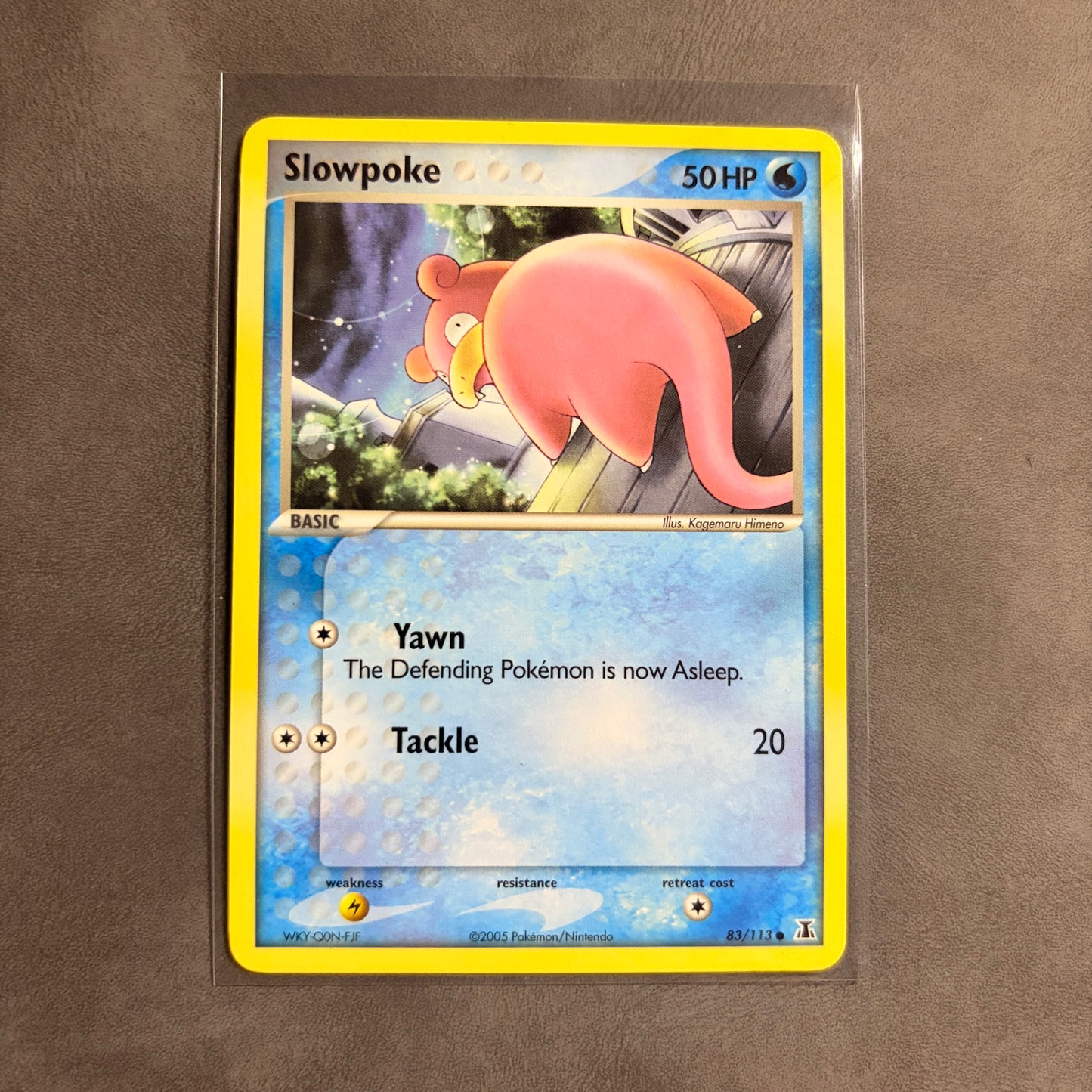 SLOWPOKE 83/113 – EX DELTA SPECIES – 2005 NON-HOLO – NM / AC