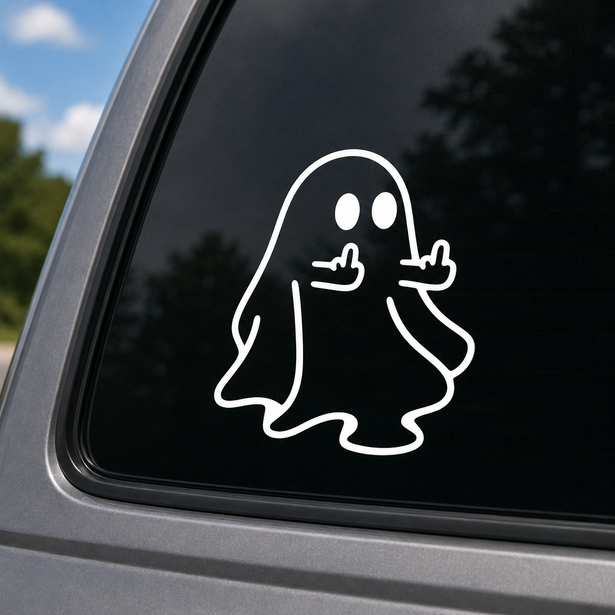 DOUBLE BIRD GHOST DECAL