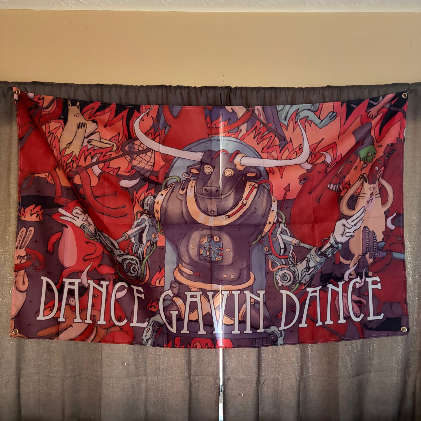 DANCE GAVIN DANCE - AFTERBURNER WALL FLAG