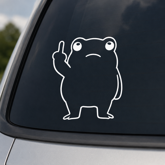 FROG AROUND & FIND OUT DECAL