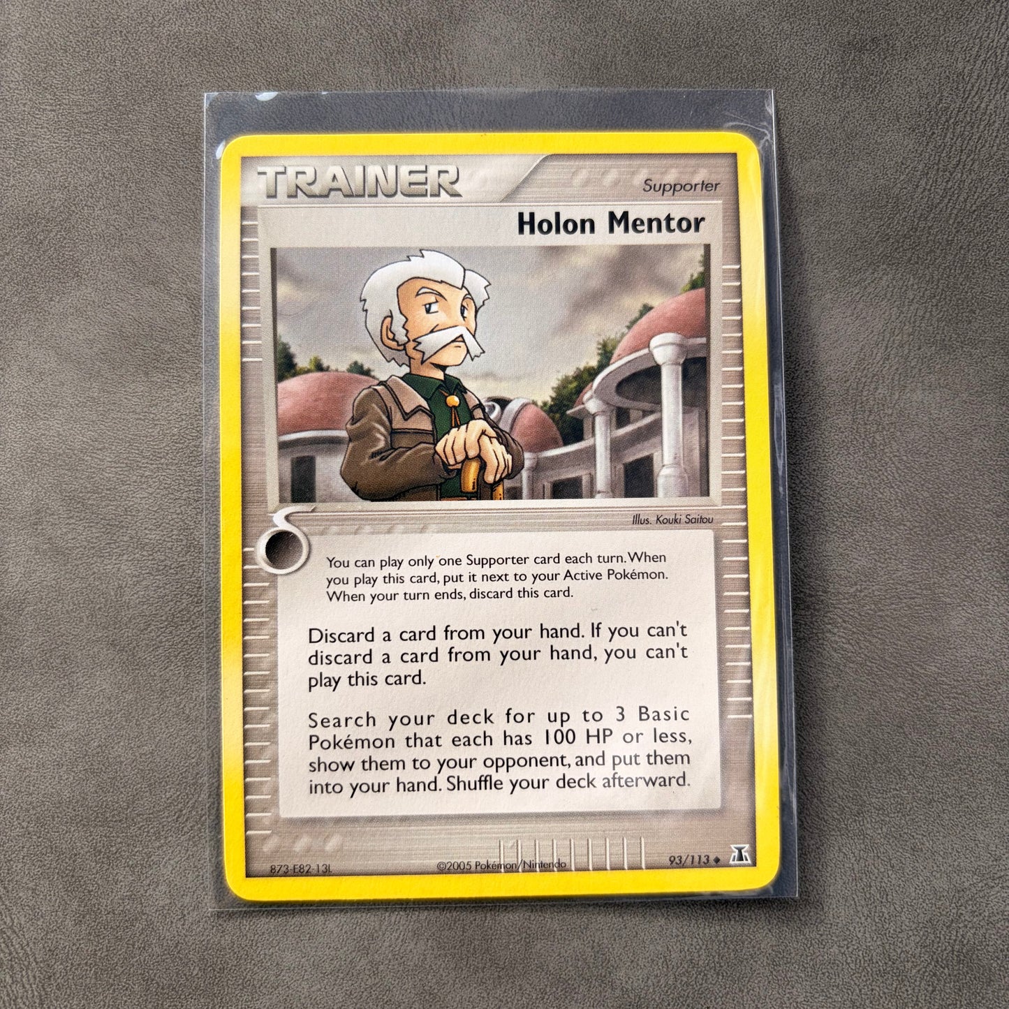 HOLON MENTOR 93/113 – EX DELTA SPECIES – NON-HOLO TRAINER – NM