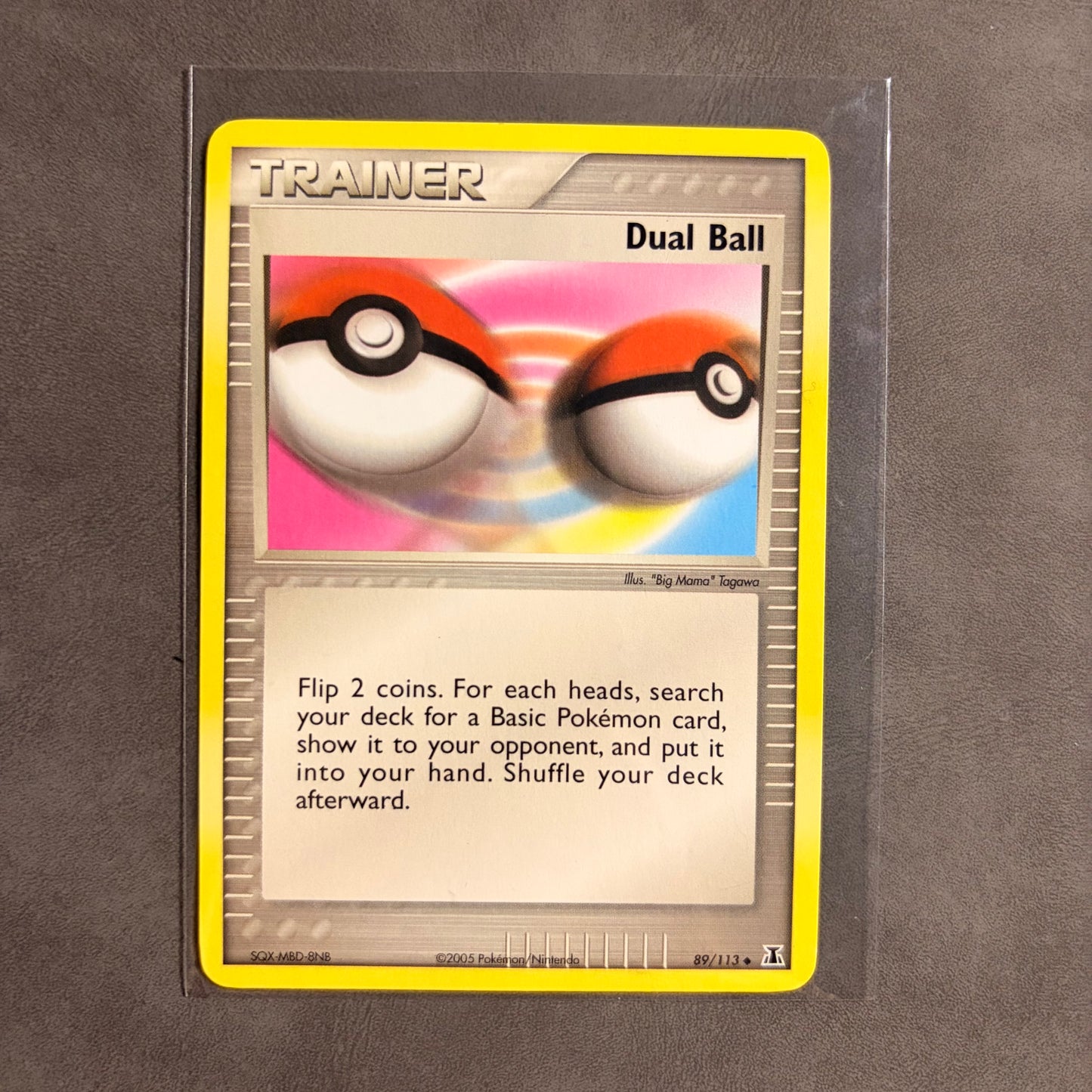 DUAL BALL 89/113 – EX DELTA SPECIES – NON-HOLO TRAINER – NM / AC