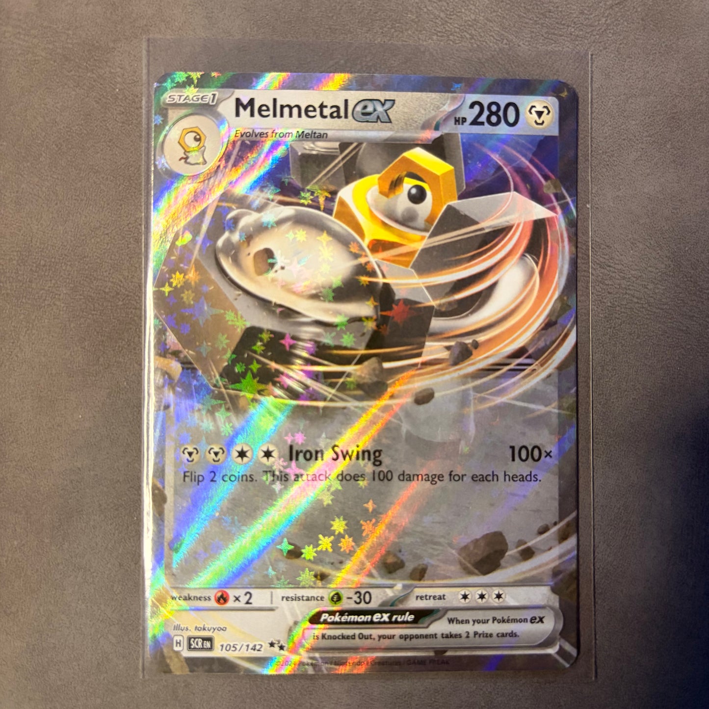 MELMETAL EX 105/142 - STELLAR CROWN - POKÉMON TCG