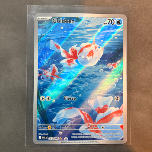 GOLDEEN 087/084 - ILLUSTRATION RARE - PITCH BLACK - POKÉMON TCG