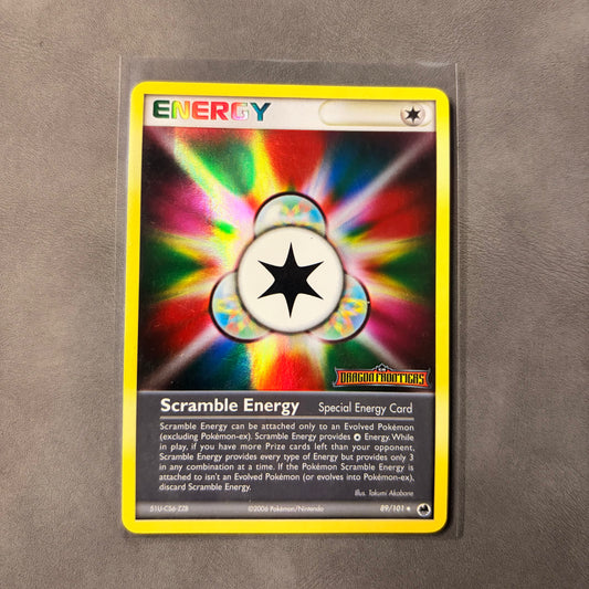SCRAMBLE ENERGY 89/101 STAMPED REVERSE HOLO – EX DRAGON FRONTIERS – 2006 / AC