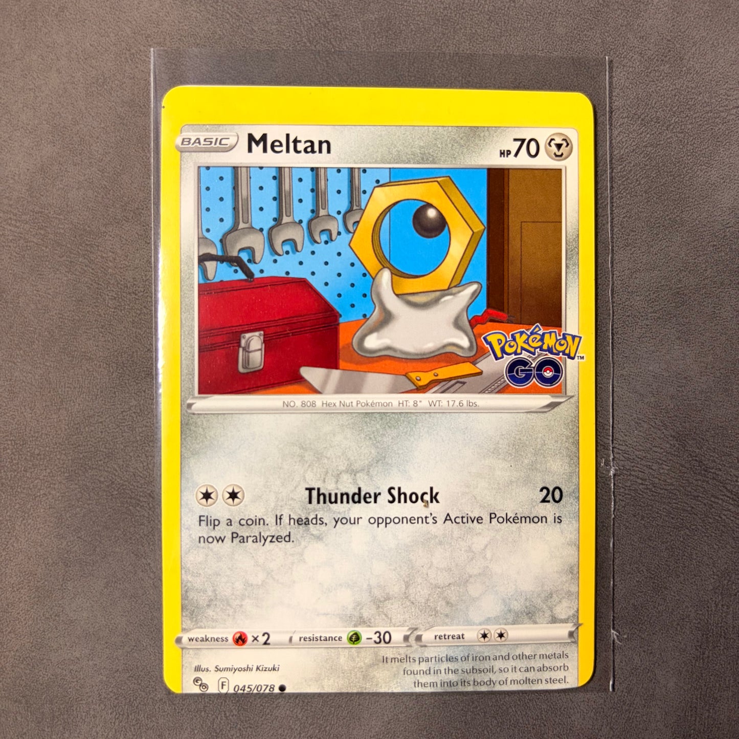 MELTAN 045/078 MISCUT ERROR – ALIGNMENT DOT – POKÉMON GO