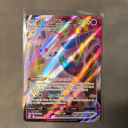 ESPEON VMAX 065/203 – EVOLVING SKIES – ULTRA RARE HOLO POKEMON CARD