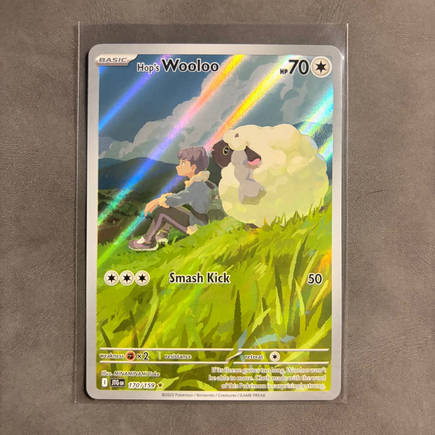 HOP’S WOOLOO 170/159 – JOURNEY TOGETHER – ILLUSTRATION RARE HOLO – NM