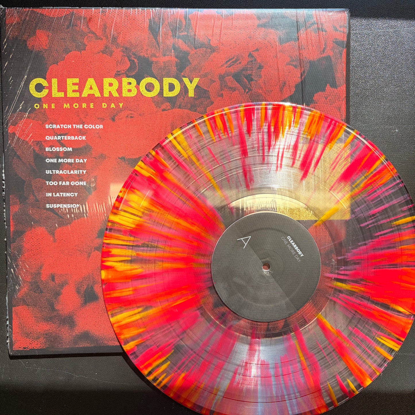 ONE MORE DAY - CLEAR W/ YELLOW & RED SPLATTER VINYL