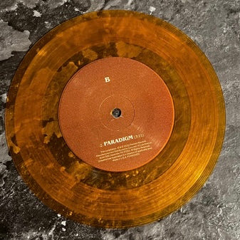 FEEL NOTHING / PARADIGM - TRANSLUCENT ORANGE 7” VINYL