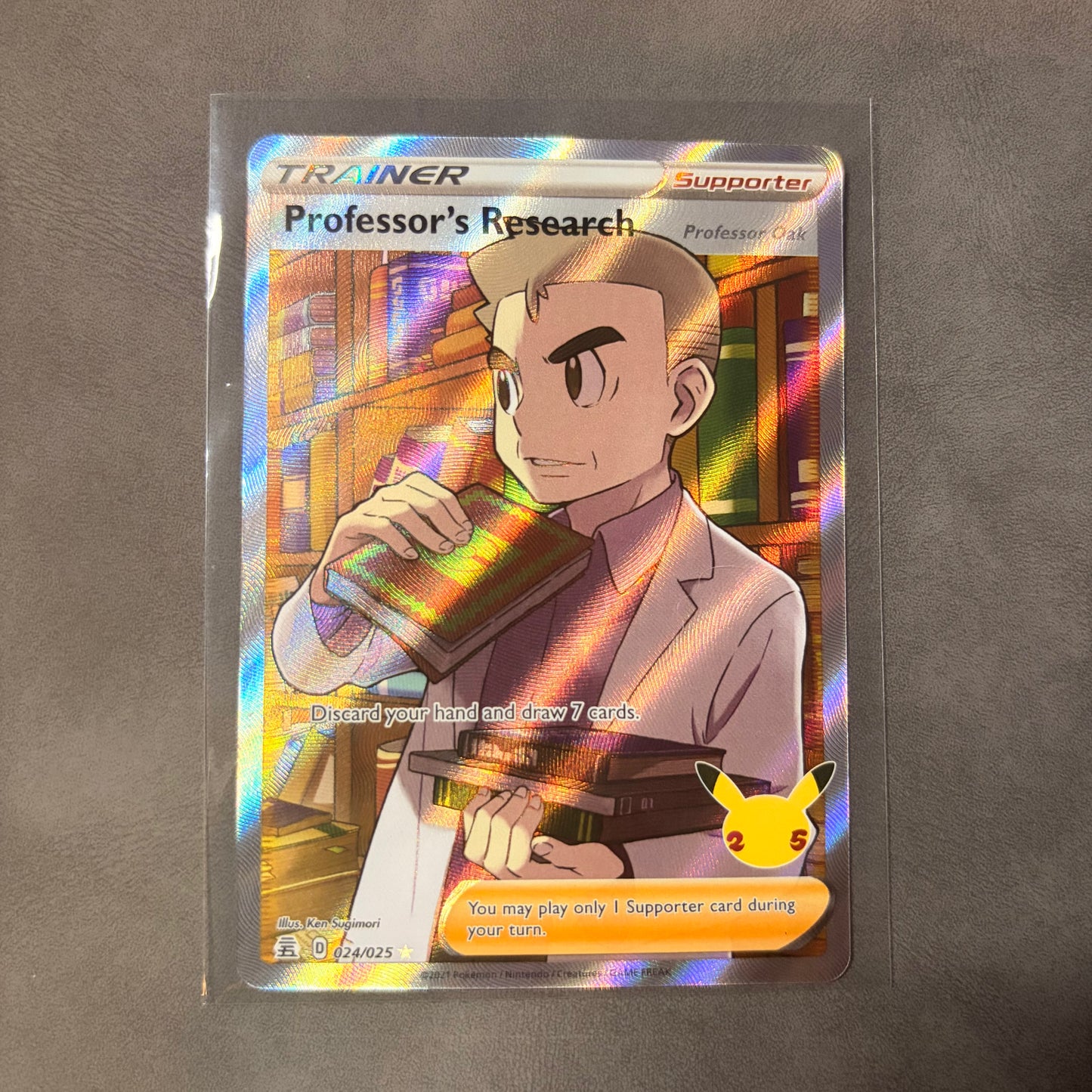 PROFESSOR’S RESEARCH 024/025 – CELEBRATIONS – FULL ART ULTRA RARE – POKÉMON TCG