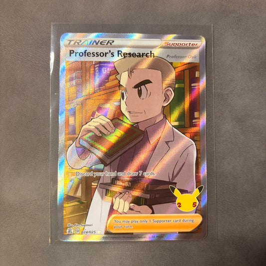 PROFESSOR’S RESEARCH 024/025 – CELEBRATIONS – FULL ART ULTRA RARE – POKÉMON TCG