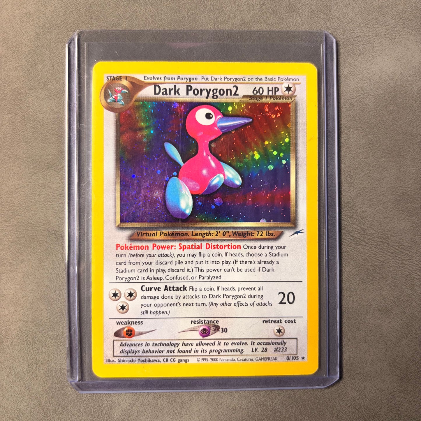 DARK PORYGON2 8/105 HOLO RARE – NEO DESTINY UNLIMITED – NM