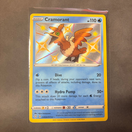 CRAMORANT SV030/SV122 – SHINING FATES – SHINY VAULT HOLO – POKÉMON TCG
