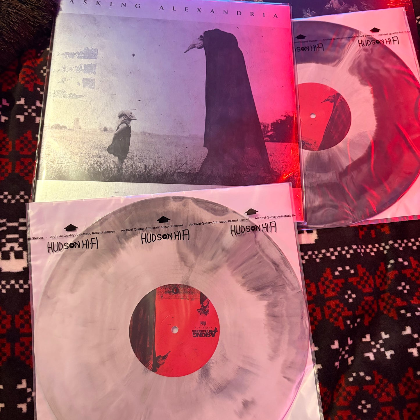 ASKING ALEXANDRIA - THE BLACK - RSD GREY/WHITE MARBLE
