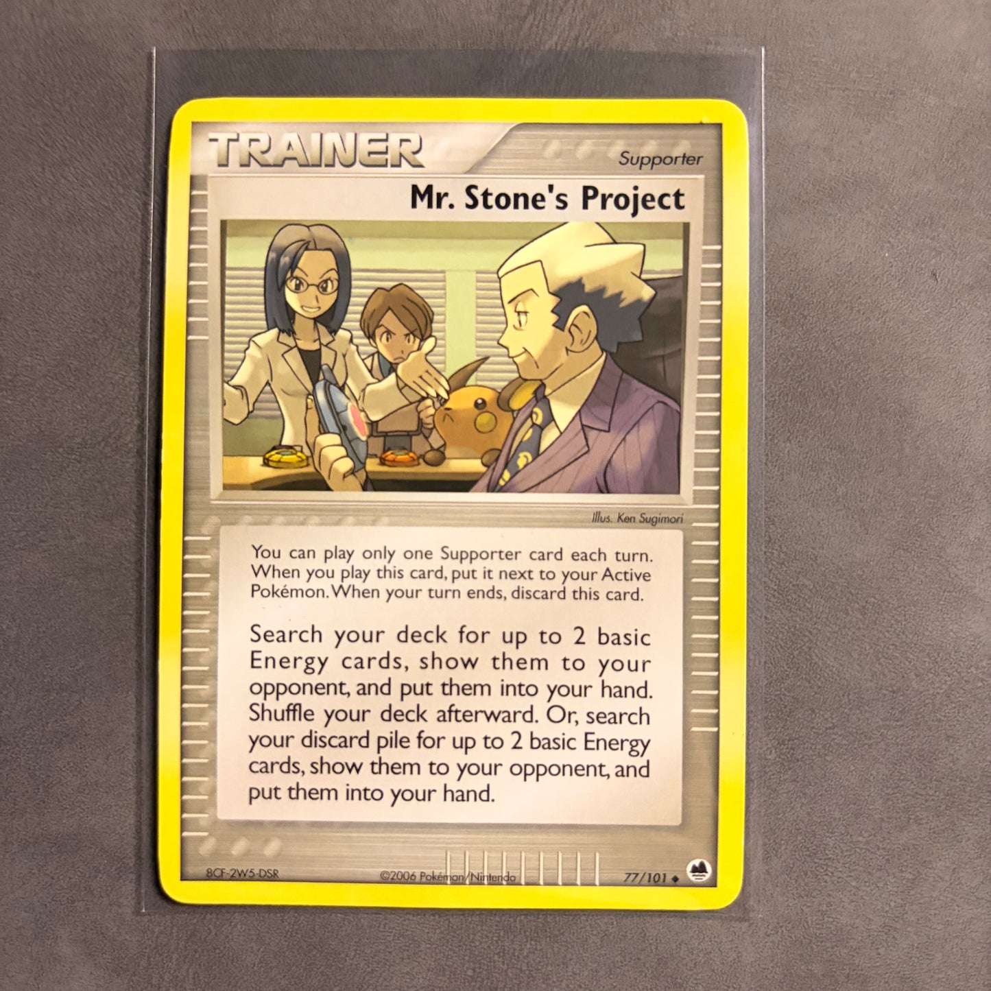 MR. STONE’S PROJECT 77/101 – EX DRAGON FRONTIERS – NON-HOLO – NM / AC