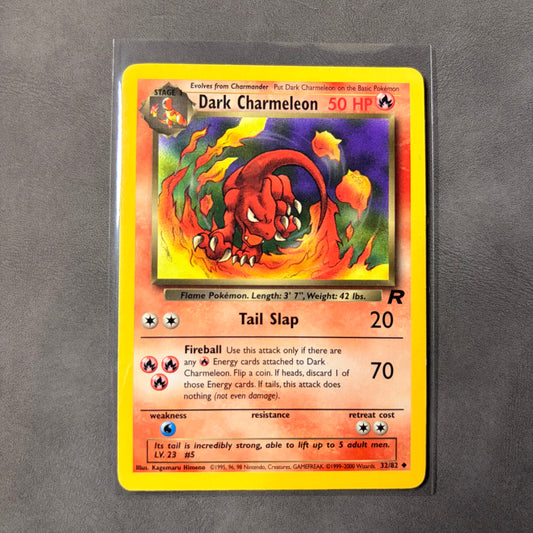 DARK CHARMELEON 32/82 – TEAM ROCKET UNLIMITED – NON-HOLO – 2000 POKÉMON / AC