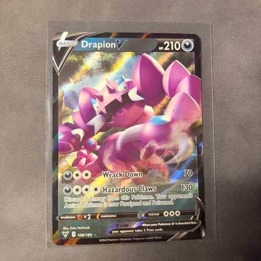 DRAPION V 106/185 – VIVID VOLTAGE – ULTRA RARE HOLO – POKÉMON TCG
