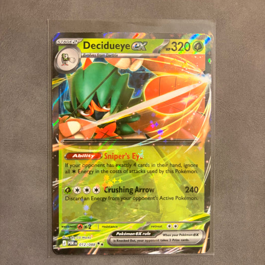 DECIDUEYE EX 012/088 HOLO – PERFECT ORDER – POKÉMON CARD