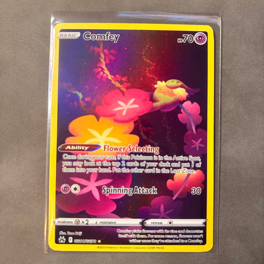 COMFEY GG14/GG70 – CROWN ZENITH GALARIAN GALLERY – FULL ART HOLO – POKÉMON TCG