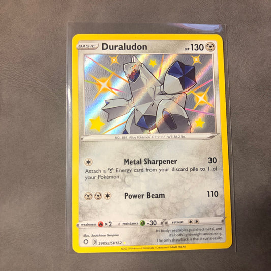 DURALUDON SV092/SV122 – SHINING FATES – SHINY RARE HOLO – POKÉMON TCG
