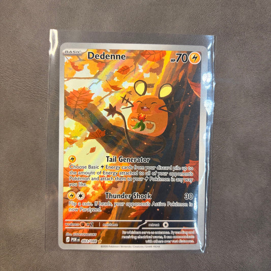 POKEMON DEDENNE 093/088 ILLUSTRATION RARE - PERFECT ORDER HOLO