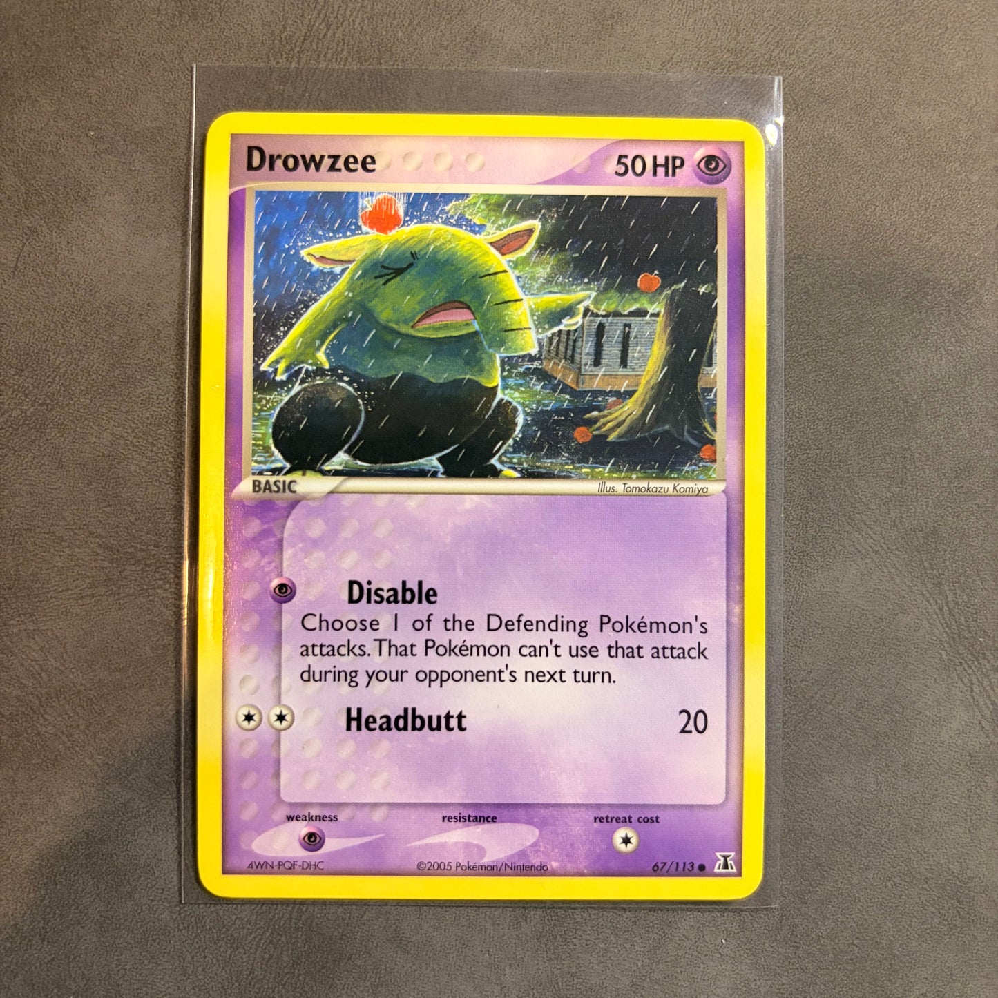 DROWZEE 67/113 EX DELTA SPECIES NON-HOLO NM / AC