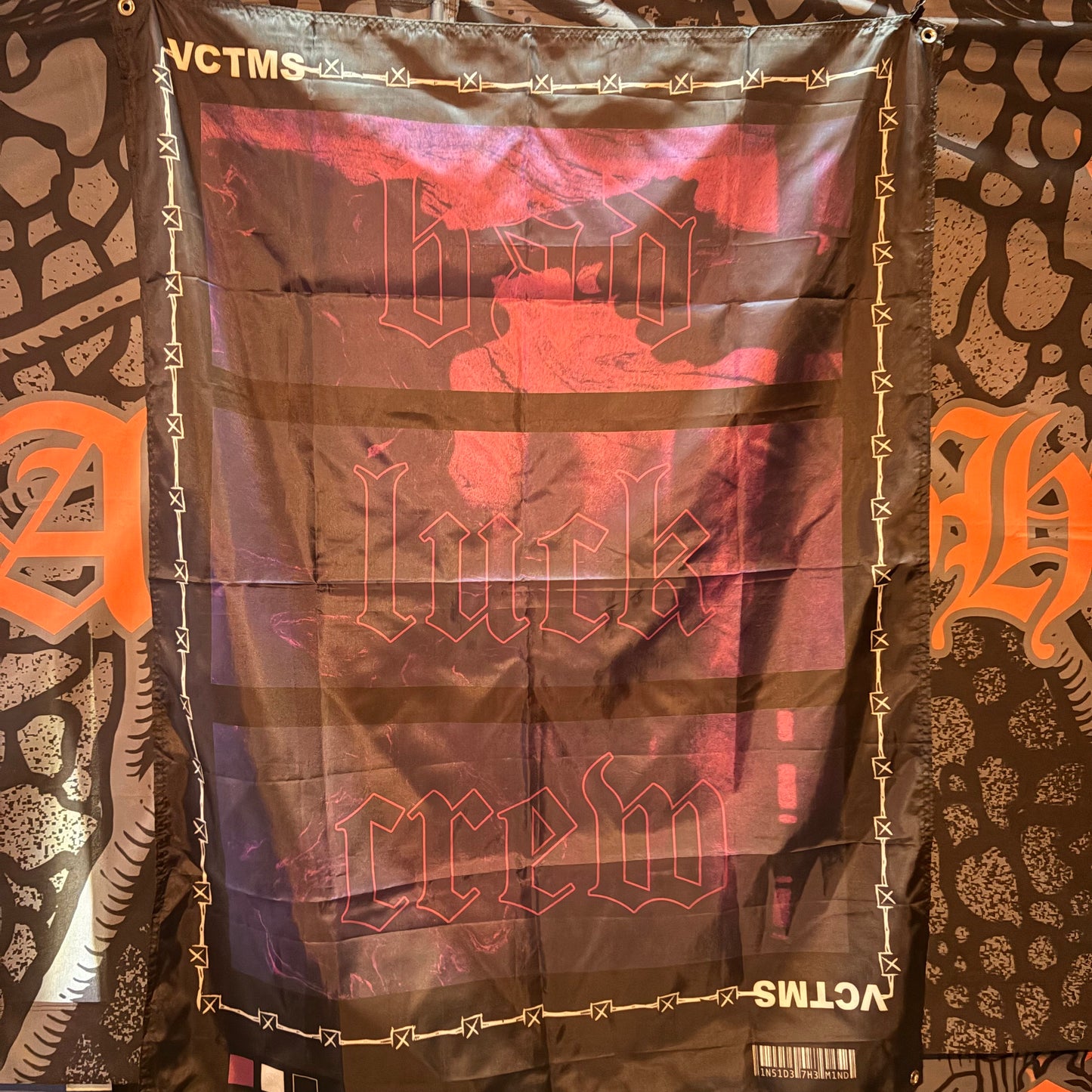 VCTMS - BAD LUCK CREW WALL FLAG