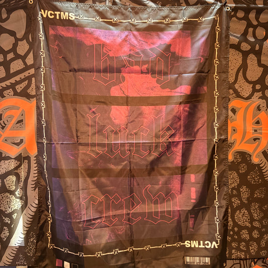 VCTMS - BAD LUCK CREW WALL FLAG