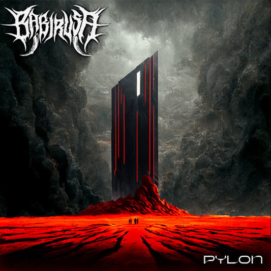 PYLON - RED/BLACK MARBLE 7” VINYL
