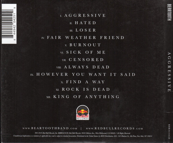 AGGRESSIVE - CD