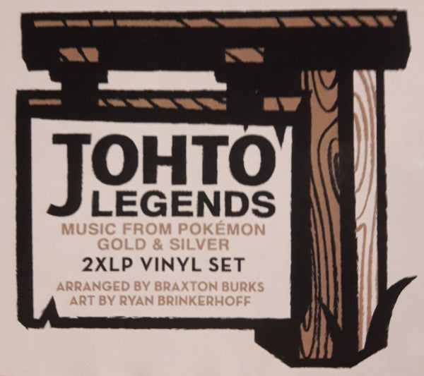 POKÉMON JOHTO LEGENDS - BLACK WHITE SPLIT VINYL