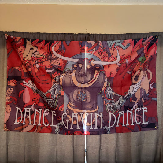 DANCE GAVIN DANCE - AFTERBURNER WALL FLAG