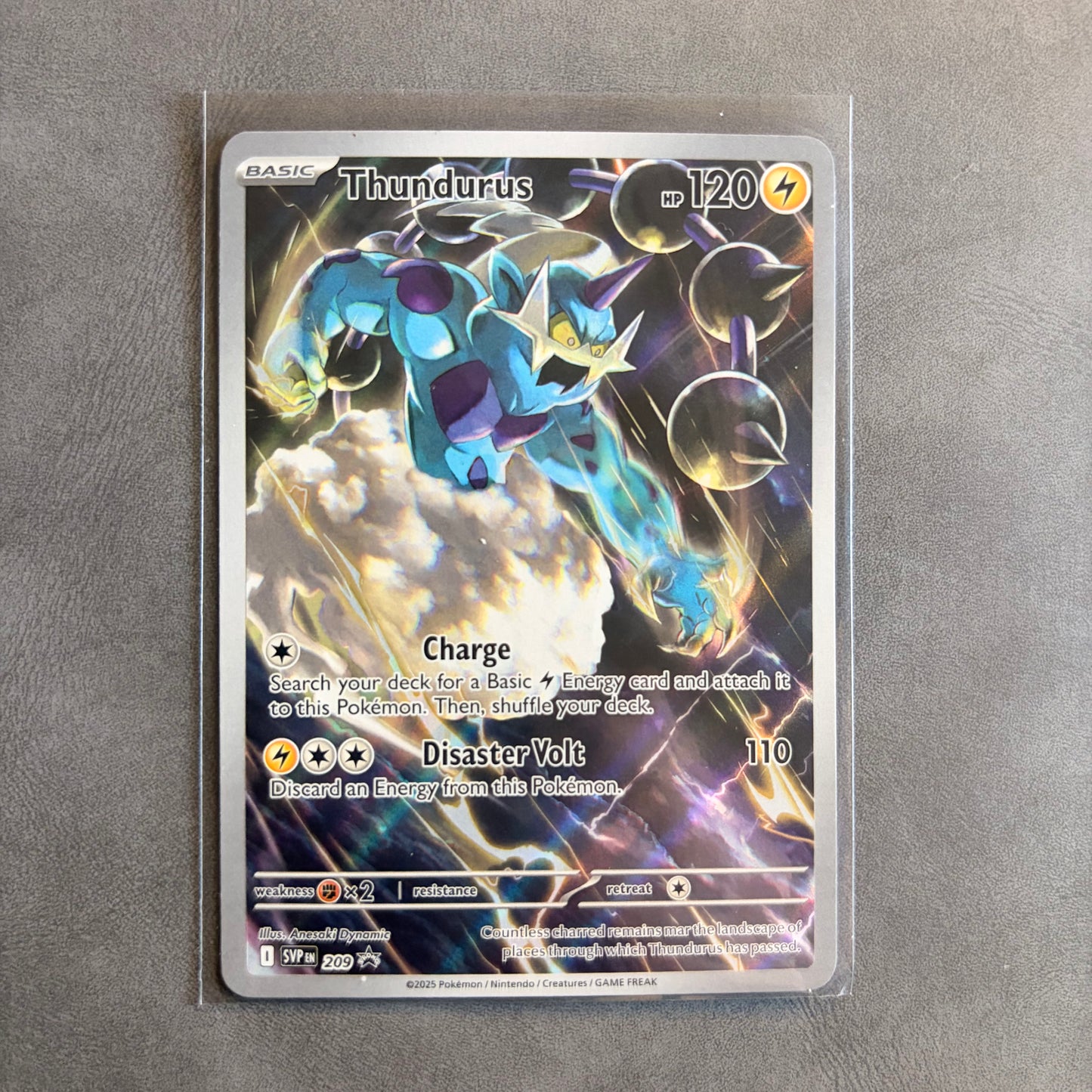 THUNDURUS SVP 209 BLACK BOLT ETB BLACK STAR PROMO HOLO NM
