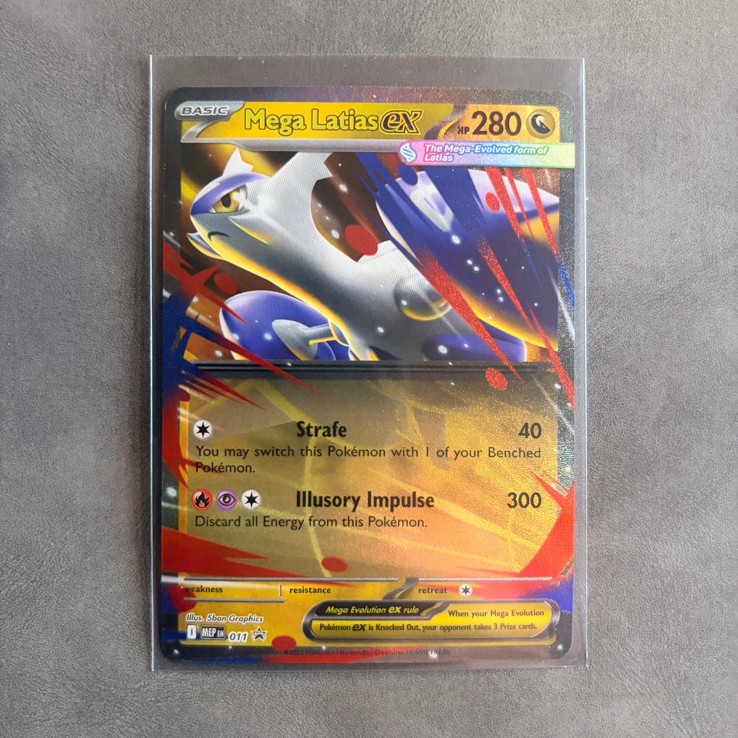 MEGA LATIAS EX MEP 011 MEGA EVOLUTION BLACK STAR PROMO HOLO NM