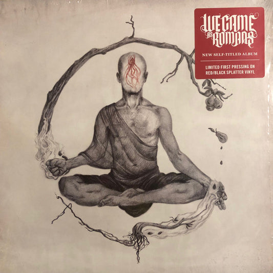 WE CAME AS ROMANS - RED WITH BLACK SPLATTER VINYL